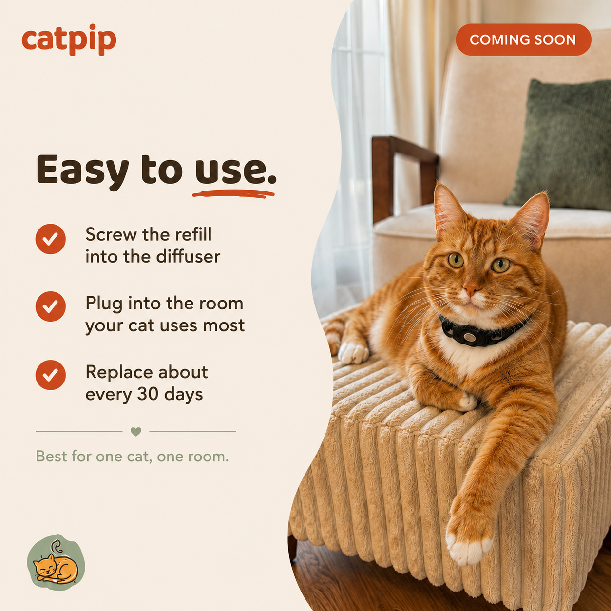 Catpip Calm Room Pheromone Diffuser